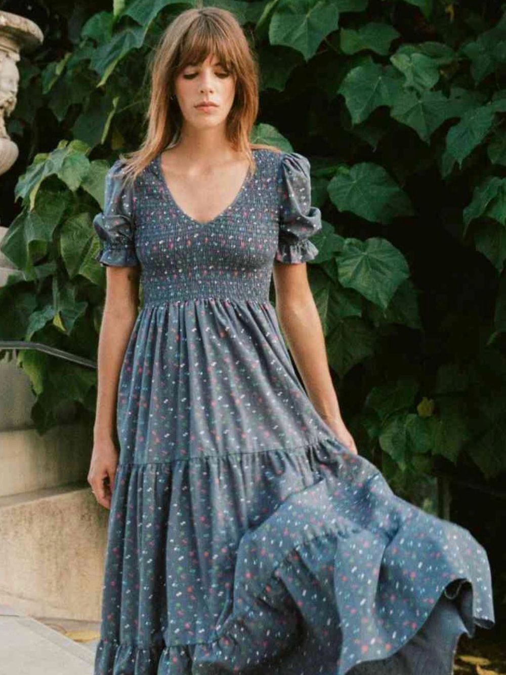 Christy Dawn Brooklyn dress in Lapis  - Size Medium